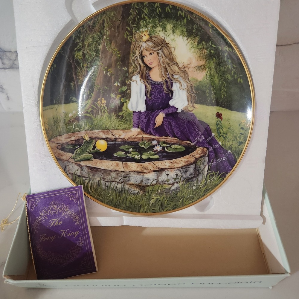 Kaiser Gerda Neubacher The Frog King Limited‎ Edition Fantasy Collector Plate